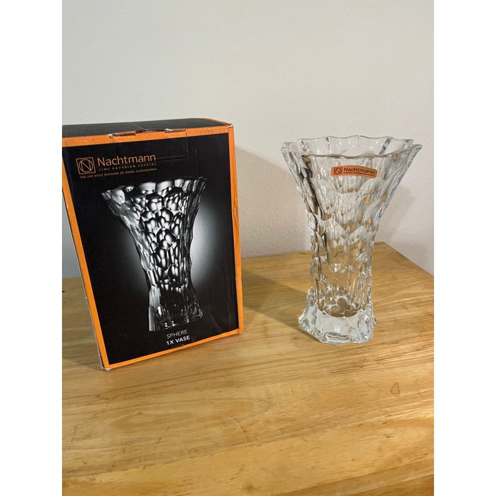 Nachtmann Sphere Crystal Glass Vase | 20cm | One Size